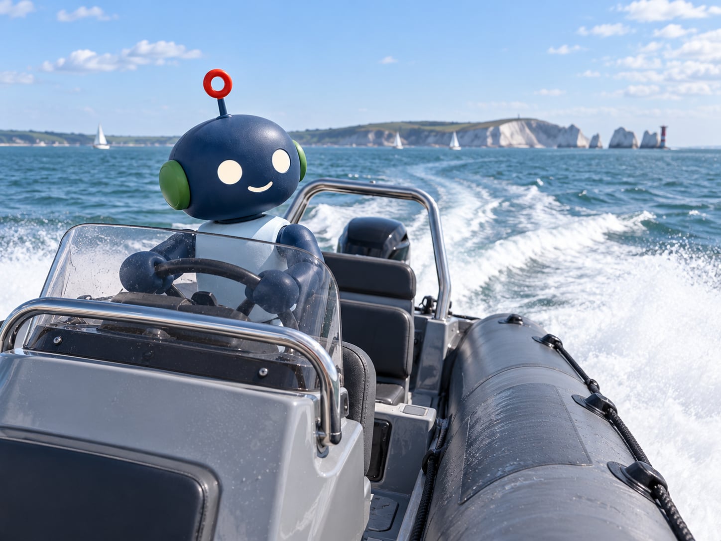 Saltlog Launch, a Ribcraft 7.0